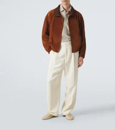 Zegna Wool and linen wide-leg pants | Thumbnail 2