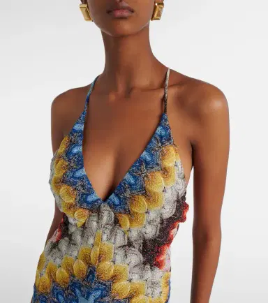 Missoni Zigzag open-back lamé gown | Thumbnail 6 Missoni Zigzag open-back lamé gown | Thumbnail 6