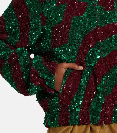 Dries Van Noten Sequined blouson jacket | Thumbnail 2