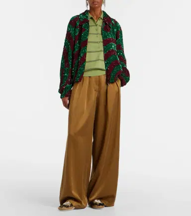 Dries Van Noten Sequined blouson jacket | Thumbnail 4