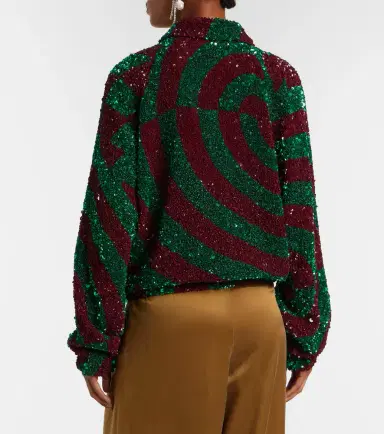 Dries Van Noten Sequined blouson jacket | Thumbnail 6