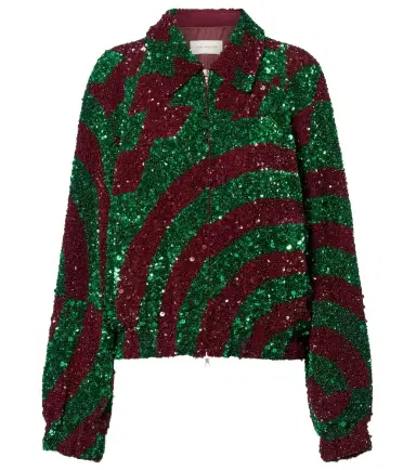 Dries Van Noten Sequined blouson jacket | Thumbnail 1