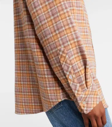 God’s True Cashmere Midnight Rose plaid cashmere shirt | Thumbnail 6 God’s True Cashmere Midnight Rose plaid cashmere shirt | Thumbnail 6