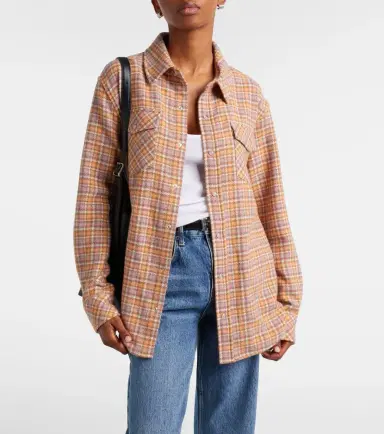 God’s True Cashmere Midnight Rose plaid cashmere shirt | Thumbnail 7 God’s True Cashmere Midnight Rose plaid cashmere shirt | Thumbnail 7