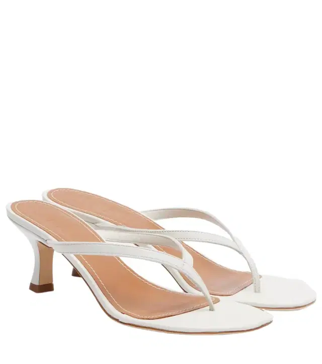 Staud Freja leather thong sandals