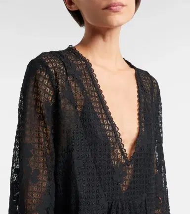 Melissa Odabash Elizabeth cotton-blend lace minidress | Thumbnail 5
