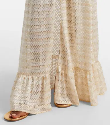 Melissa Odabash Stevie lamé kaftan | Thumbnail 2