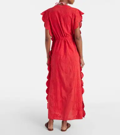 Melissa Odabash Talitha broderie anglaise cotton kaftan | Thumbnail 2