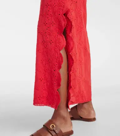 Melissa Odabash Talitha broderie anglaise cotton kaftan | Thumbnail 4