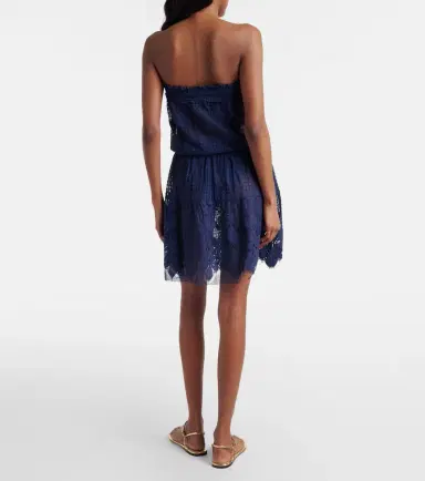 Melissa Odabash Isla HS cotton-blend lace romper | Thumbnail 2