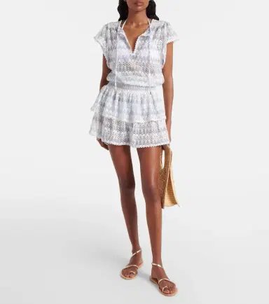 Melissa Odabash Remi tiered minidress | Thumbnail 2
