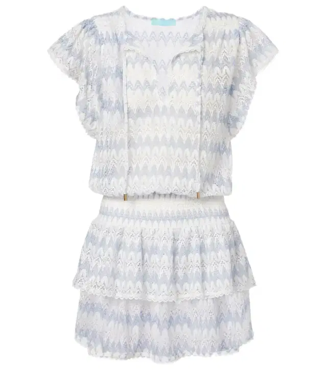 Melissa Odabash Remi tiered minidress