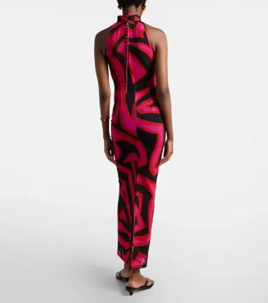 Pucci Labirinto halterneck maxi dress | Thumbnail 6