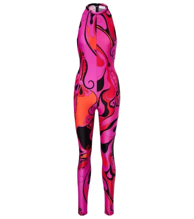 Orchidee halterneck jumpsuit