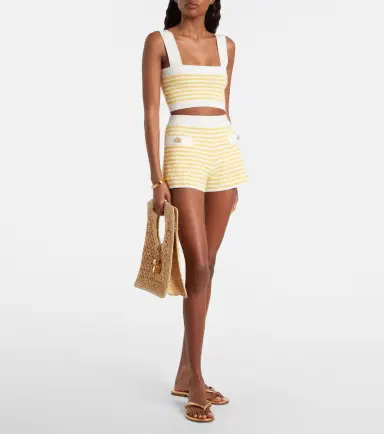 Posse Ari striped crop top | Thumbnail 5