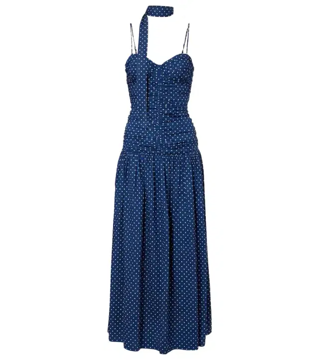 Posse Edie polka-dot midi dress