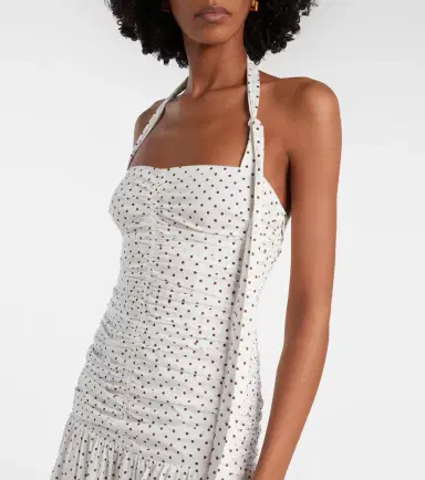 Posse Edie polka-dot halterneck midi dress | Thumbnail 2 Posse Edie polka-dot halterneck midi dress | Thumbnail 2