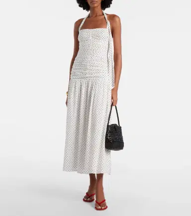 Posse Edie polka-dot halterneck midi dress | Thumbnail 3 Posse Edie polka-dot halterneck midi dress | Thumbnail 3