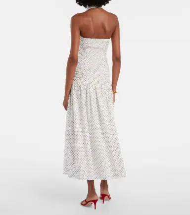 Posse Edie polka-dot halterneck midi dress | Thumbnail 6 Posse Edie polka-dot halterneck midi dress | Thumbnail 6