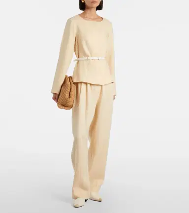 Posse Pamela belted linen jacket | Thumbnail 3 Posse Pamela belted linen jacket | Thumbnail 3