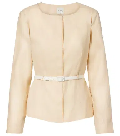 Posse Pamela belted linen jacket | Thumbnail 1 Posse Pamela belted linen jacket | Thumbnail 1