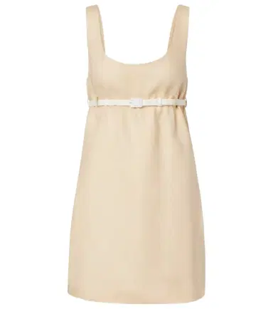 Posse Pamela belted linen minidress | Thumbnail 1 Posse Pamela belted linen minidress | Thumbnail 1