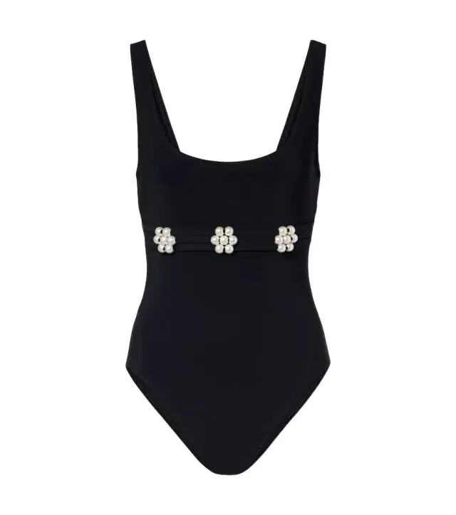 Karla Colletto Maya embellished swimsuit