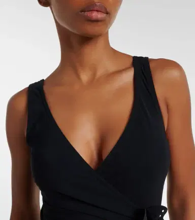 Karla Colletto Rosetta floral-appliqué swimsuit | Thumbnail 2