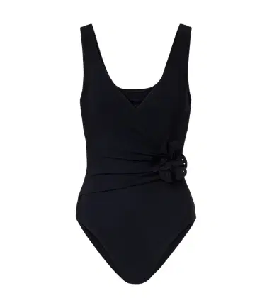 Karla Colletto Rosetta floral-appliqué swimsuit | Thumbnail 1