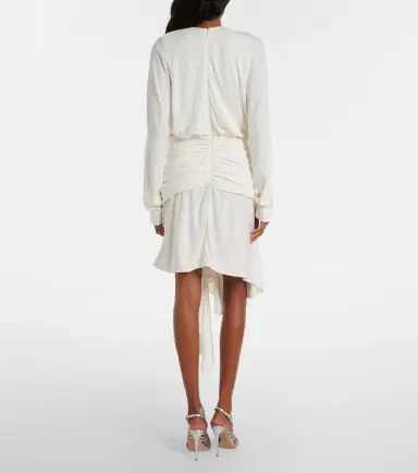 Christopher Esber Stone Pin draped jersey minidress | Thumbnail 5