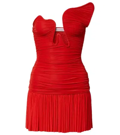 Christopher Esber Salacia ruched minidress | Thumbnail 1 Christopher Esber Salacia ruched minidress | Thumbnail 1