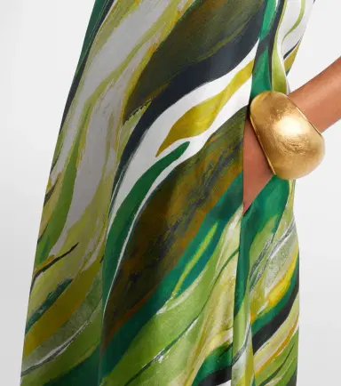 Christopher Esber Strapless printed silk gown | Thumbnail 4
