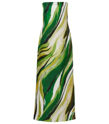 Christopher Esber Strapless printed silk gown | Thumbnail 1