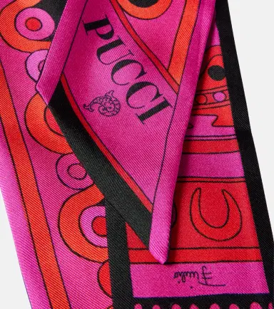 Pucci Iride silk twill scarf | Thumbnail 2
