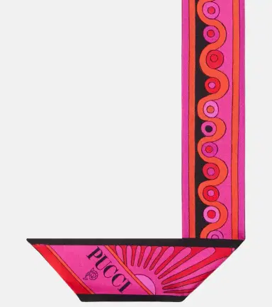 Pucci Iride silk twill scarf | Thumbnail 3