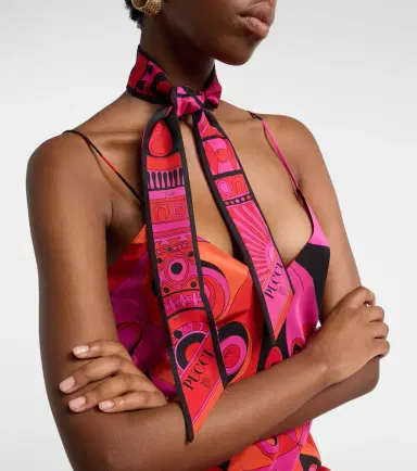 Pucci Iride silk twill scarf | Thumbnail 4