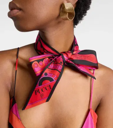 Pucci Iride silk twill scarf | Thumbnail 5