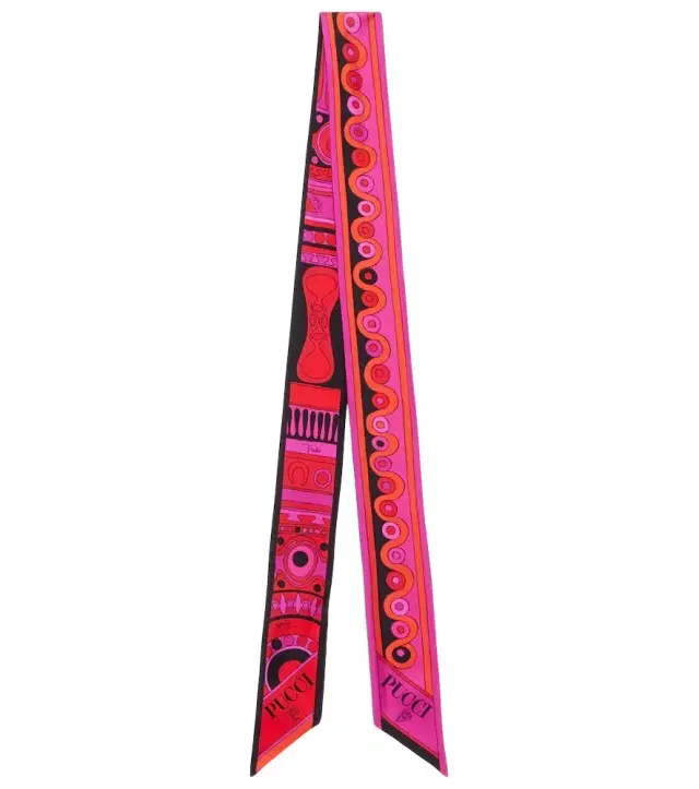 Iride silk twill scarf