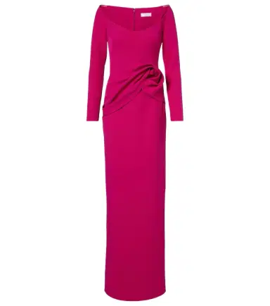 Safiyaa Emmina draped crêpe gown | Thumbnail 1