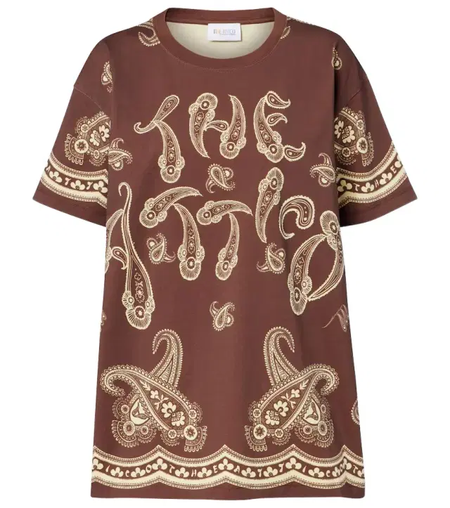 Bandana oversized cotton jersey T-shirt