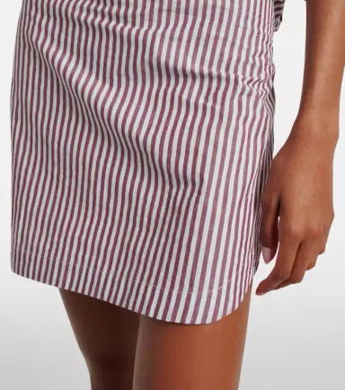 The Attico Striped cotton polo dress | Thumbnail 3