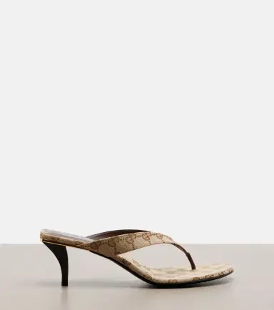 Gucci Vittoria GG canvas thong sandals | Thumbnail 2 Gucci Vittoria GG canvas thong sandals | Thumbnail 2