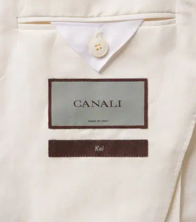 Canali Kei linen and silk suit jacket | Thumbnail 2