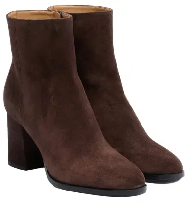 Valentino Garavani Fawcette VLogo suede ankle boots | Thumbnail 1 Valentino Garavani Fawcette VLogo suede ankle boots | Thumbnail 1