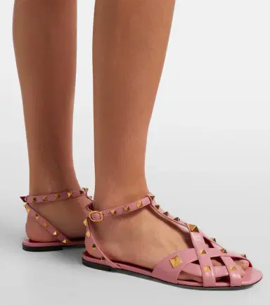 Valentino Garavani Rockstud leather slingback sandals | Thumbnail 5 Valentino Garavani Rockstud leather slingback sandals | Thumbnail 5