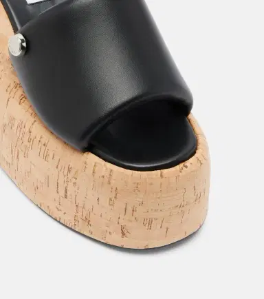 The Attico Mochi leather platform slides | Thumbnail 2