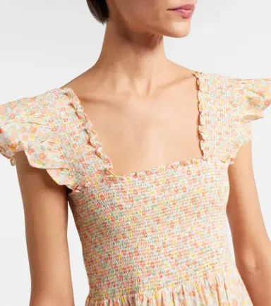 Rixo Sideny floral cotton minidress | Thumbnail 3