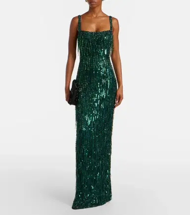 Jenny Packham Fleur sequined gown | Thumbnail 2