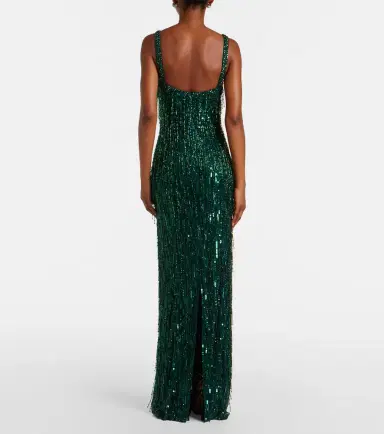 Jenny Packham Fleur sequined gown | Thumbnail 3
