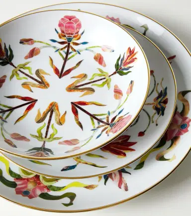 L'Objet Grand Tour porcelain soup plate | Thumbnail 2